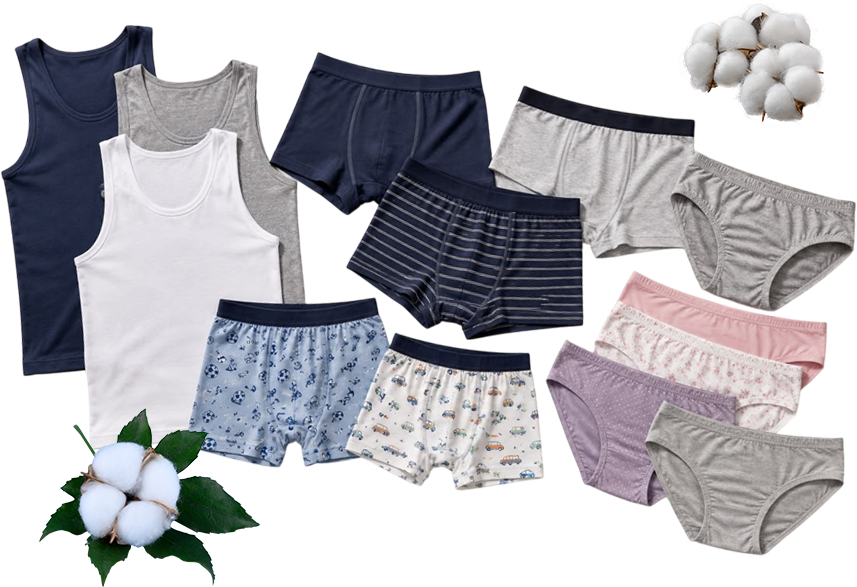 Premium men's innerwear manufactured in India by Thabi Exports